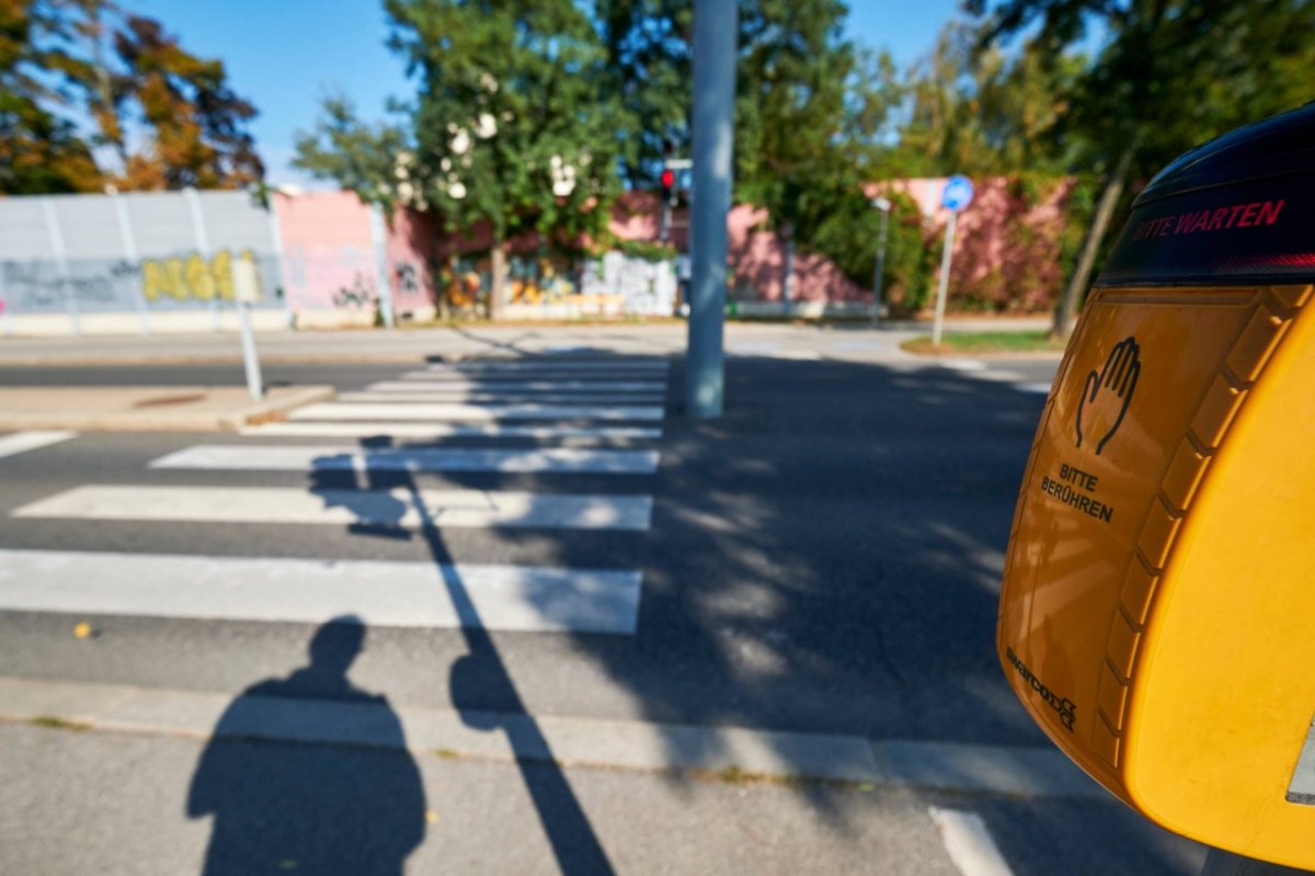 Mann am Zebrastreifen