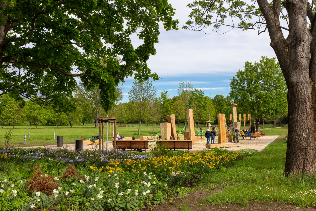 Erfurt ist um eine Attraktion reicher: den neugestalteten Nordpark in der Gera-Aue.