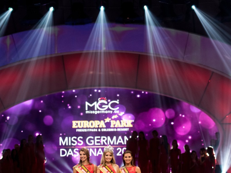 Die Wahl zur Miss Germany im Europa-Park in Rust.