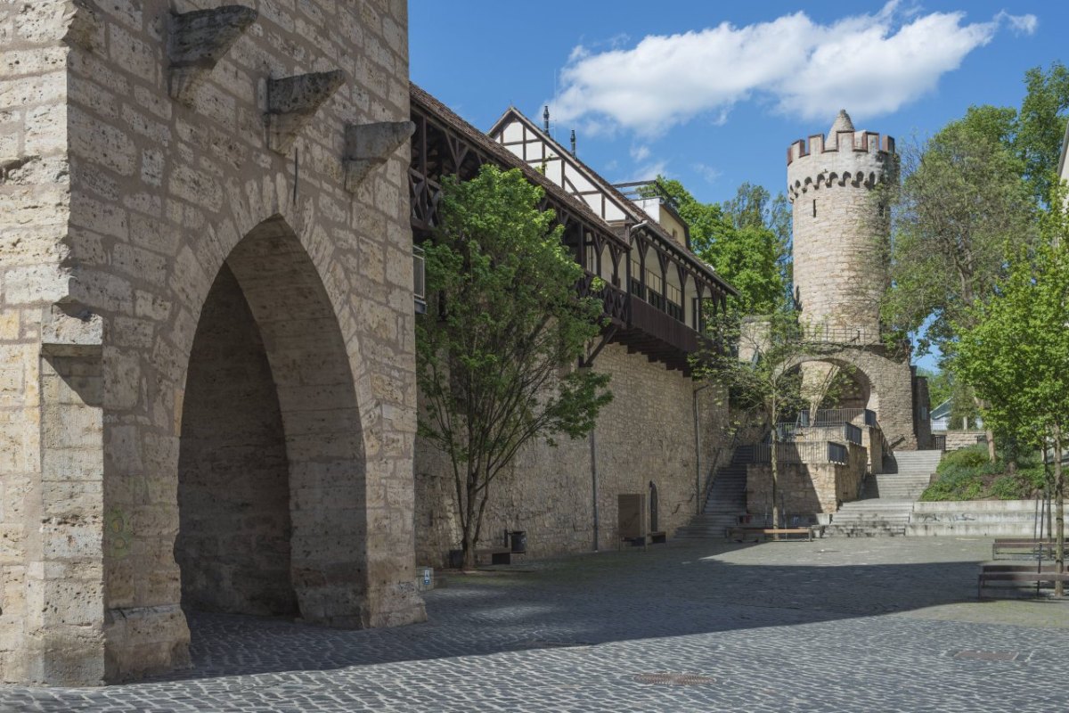 Altstadt Jena mit Johannisturm und Pulverturm