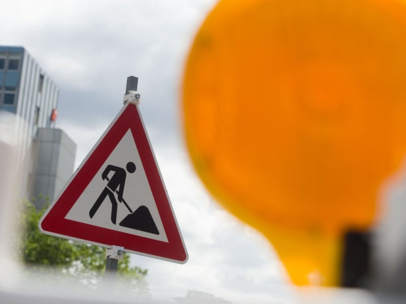 Baustelle Schild Verkehr