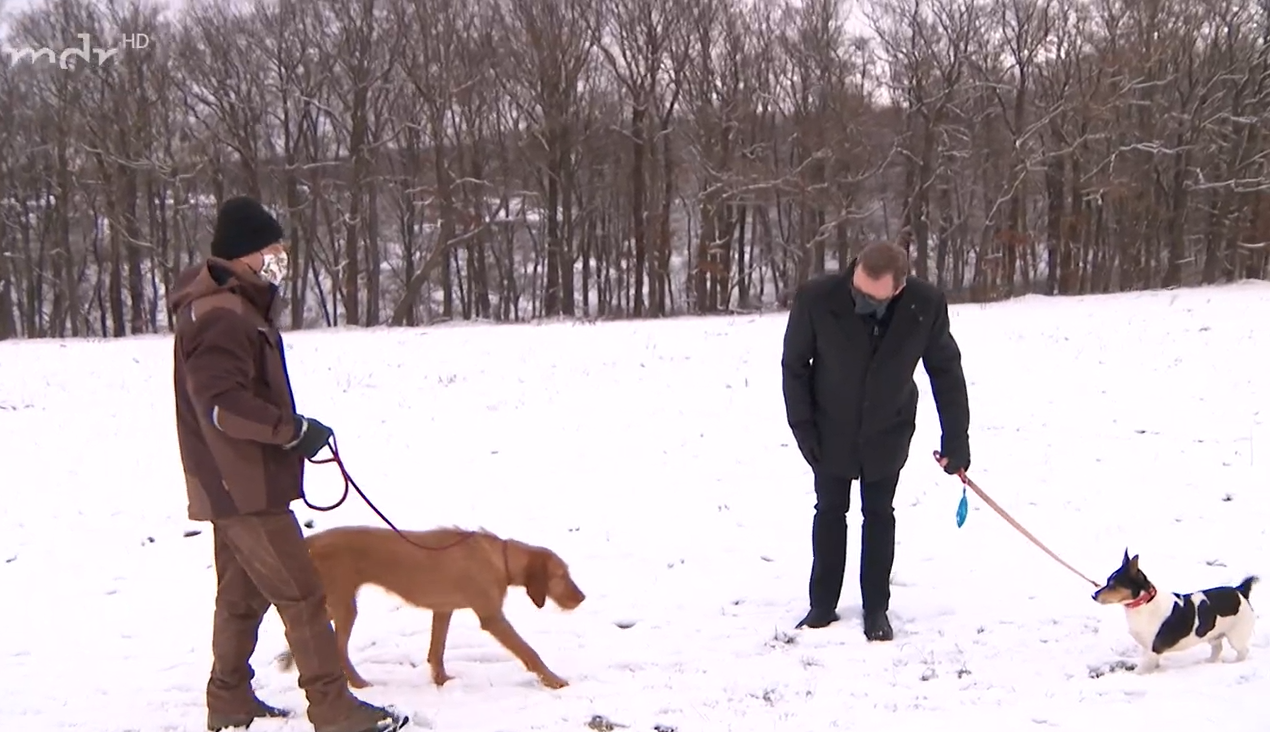 Bodo Ramelo war mit seinem Hund Attila in der MDR-Sendung „Tierisch tierisch“.