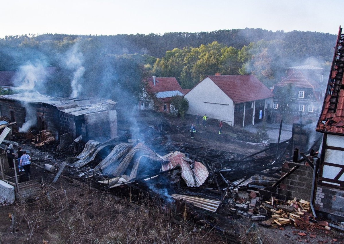 Brand Henfstädt Leiche