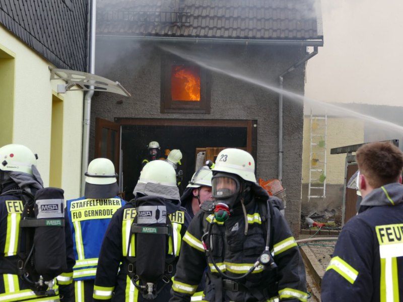 Brand in Gernrode