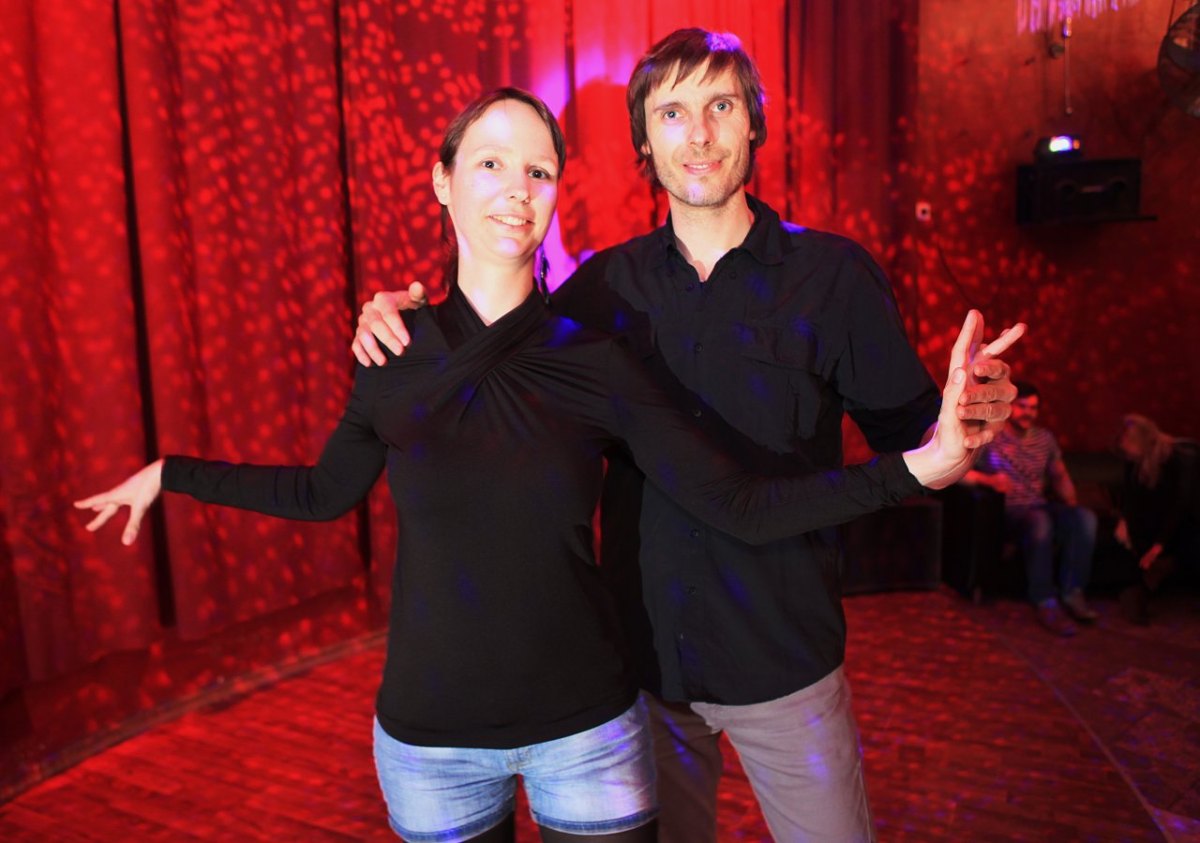 Diana Keucher und Jörg Schuchardt - Tanzlehrer im Presseklub Erfurt