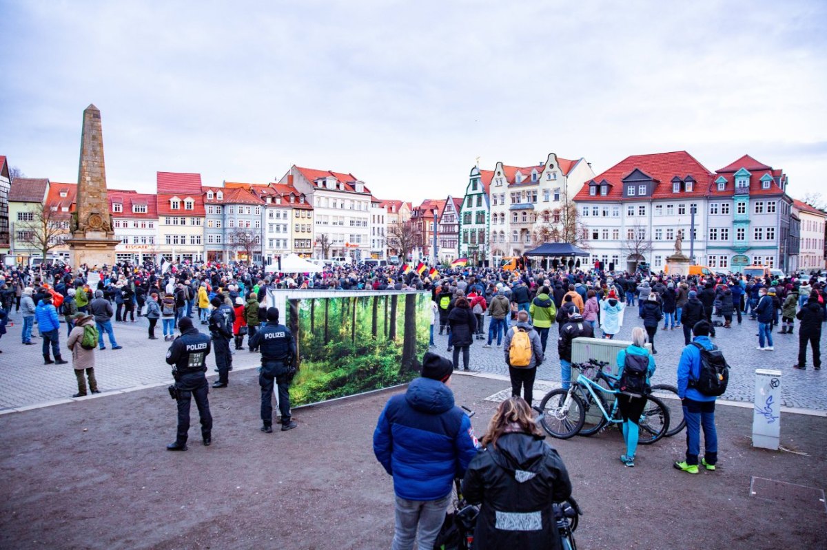 Erfurt-Domplatz-Demo