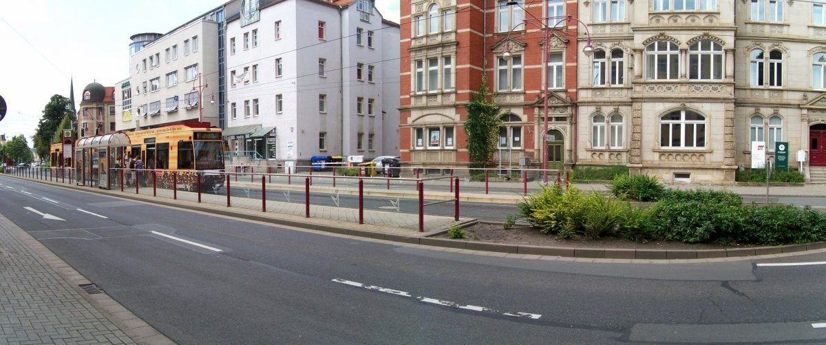 Erfurt, Straßenbahn, EVAG, Kaffeetrichter, Schillerstraße, Symbol, Symbolfoto, Symbolbild