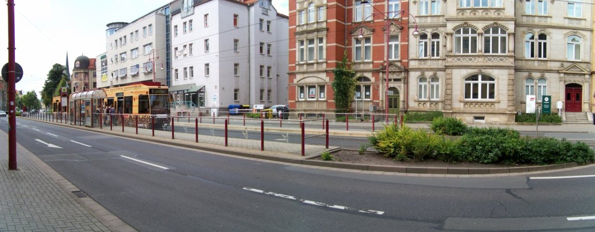 Erfurt, Straßenbahn, EVAG, Kaffeetrichter, Schillerstraße, Symbol, Symbolfoto, Symbolbild