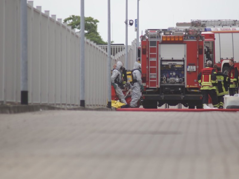 Feuerwehreinsatz im Pharmapark Jena