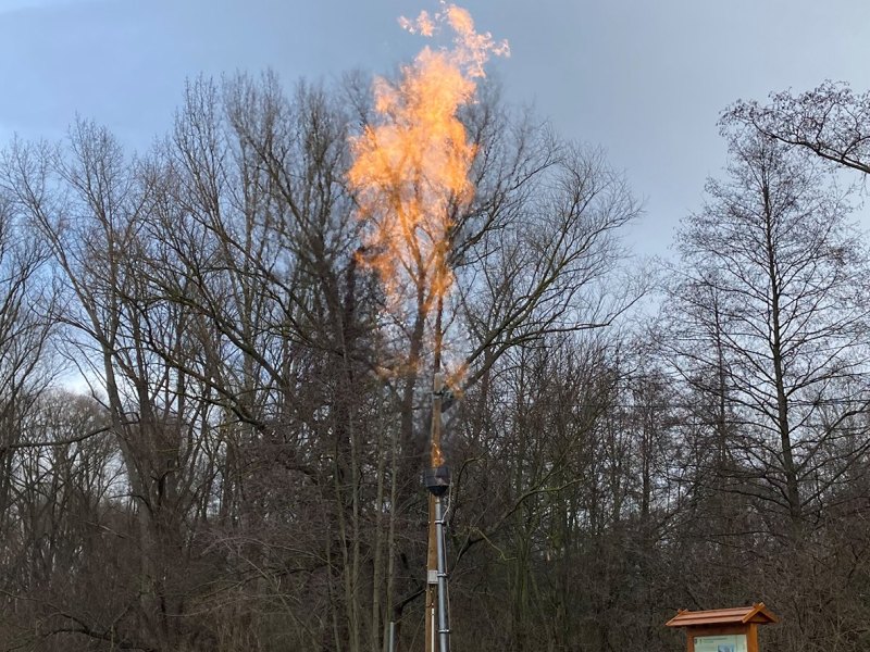 Gas-Flamme Jena