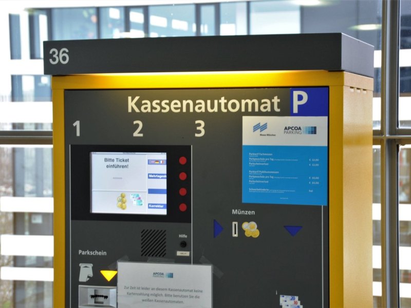 Kassenautomat Parkhaus