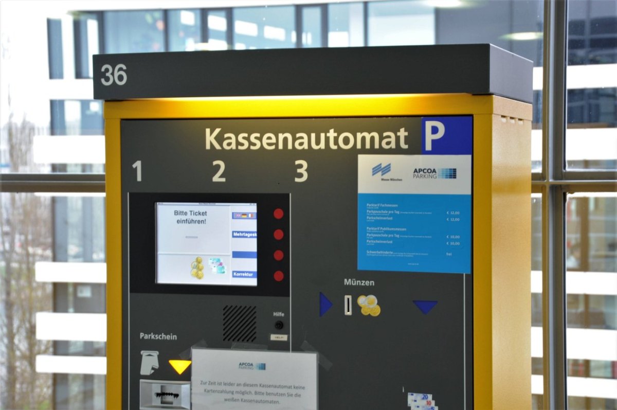 Kassenautomat Parkhaus