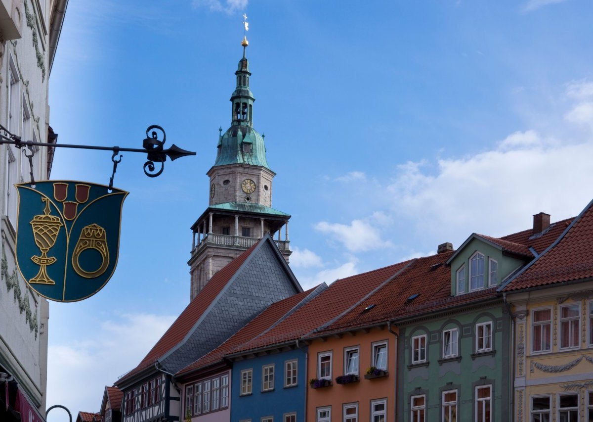 Marktkirche Bad Langensalza Spitze Turmspitze Thüringen