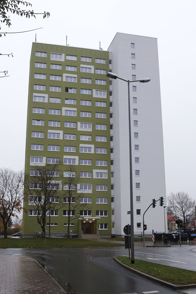 Messerstecherei in Hochhaus in der Mainzer Straße in Erfurt