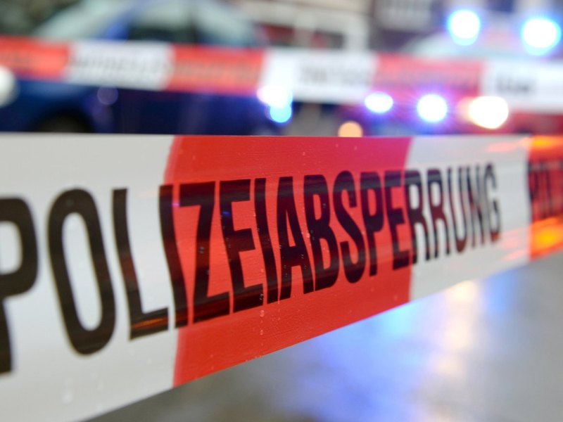 Polizeiabsperrung