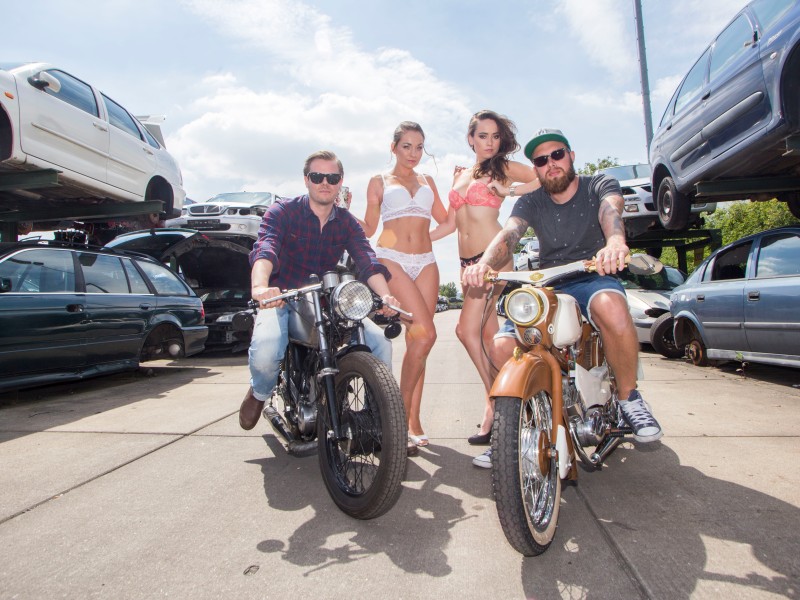 Foto-Shooting für den Simson-Kalender 2017 in Erfurt (Foto: SnapArt / Michael Kremer)