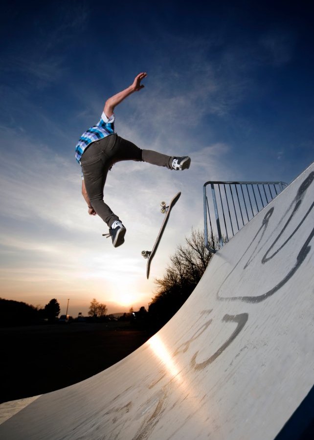 Skateboard, skateboarden, skaten, Half Pipe, Half-Pipe, Freizeit