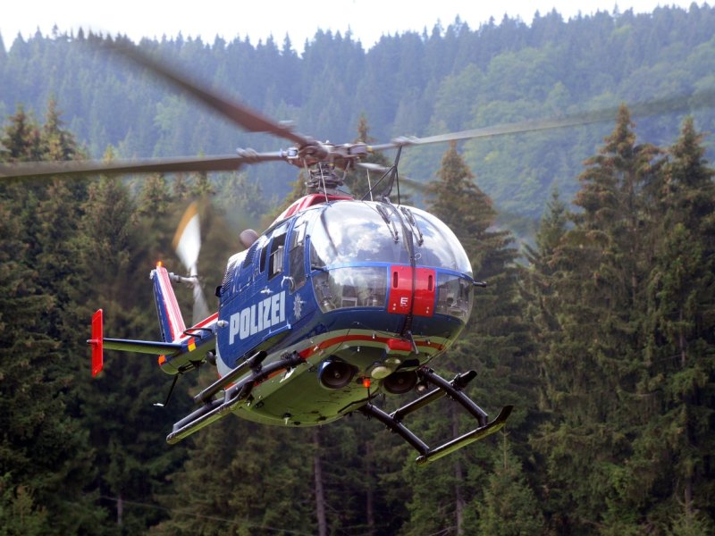 Thüringen Polizeihubschrauber