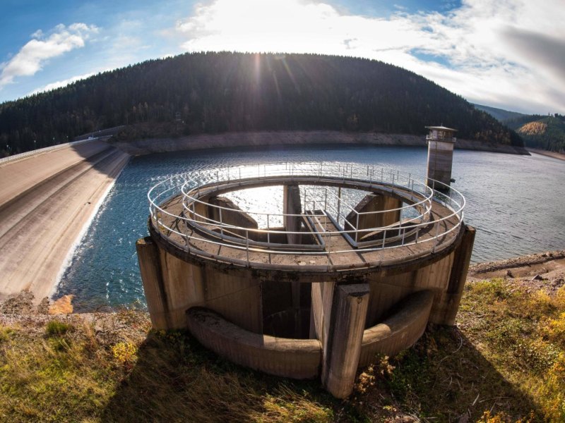 Trinkwassertalsperre Ohra Thüringen