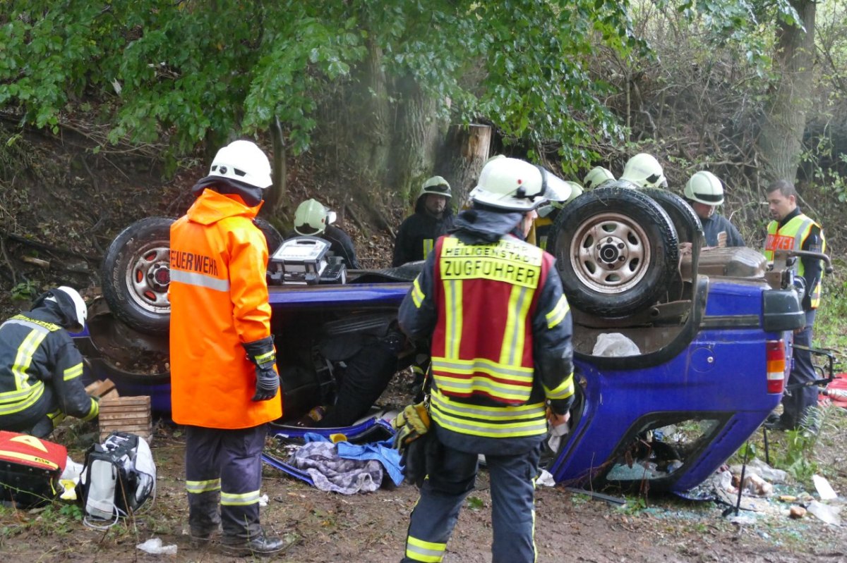 Unfall mit Kindern im Geländewagen im Eichsfeld