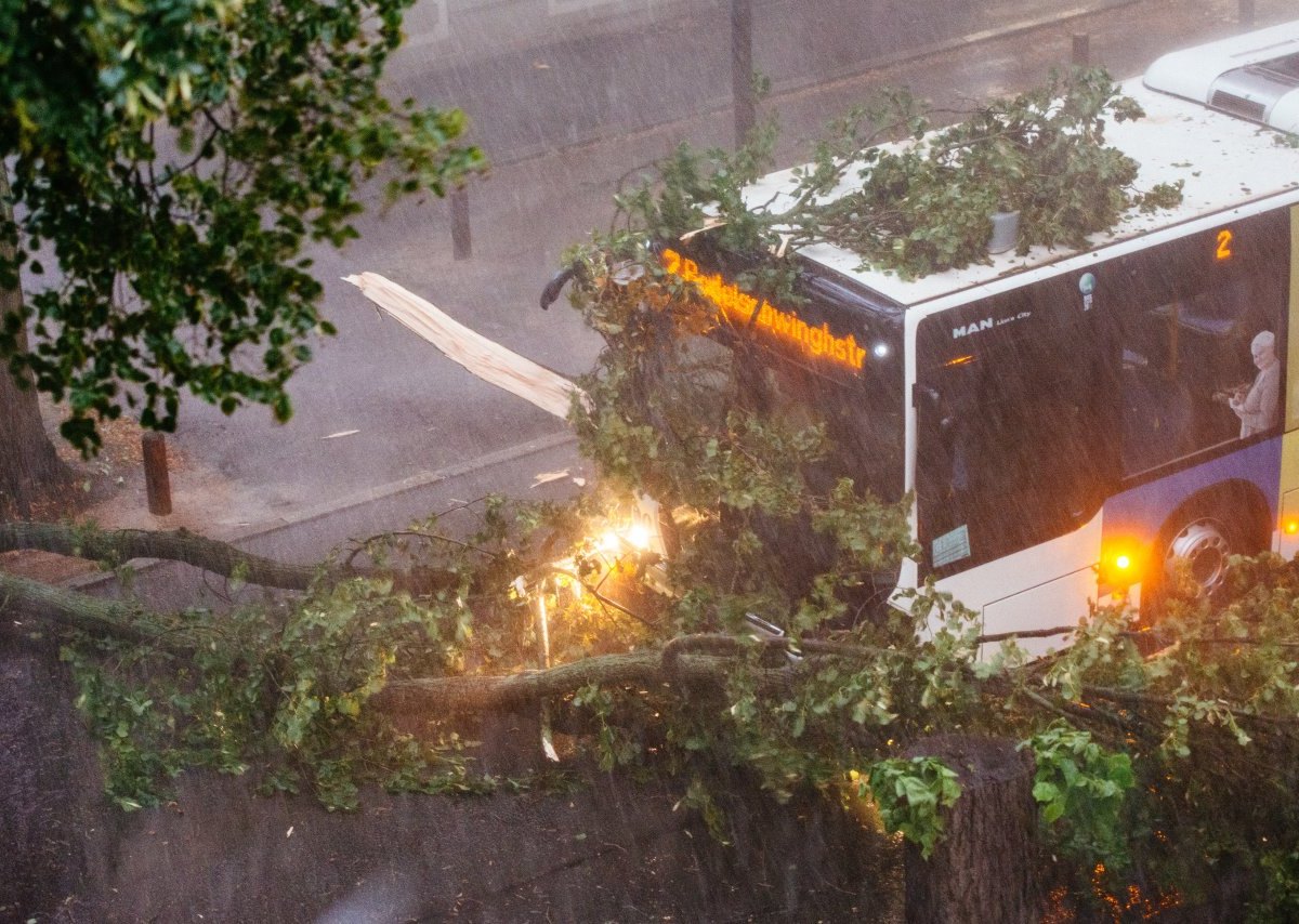 Unwetter in Weimar