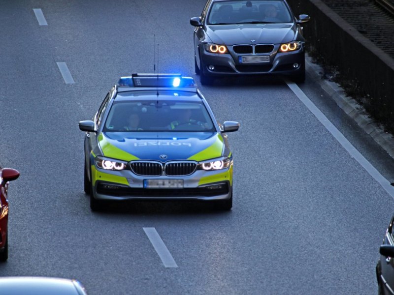 a4 autobahn autobahnpolizei verfolgung blaulicht thüringen