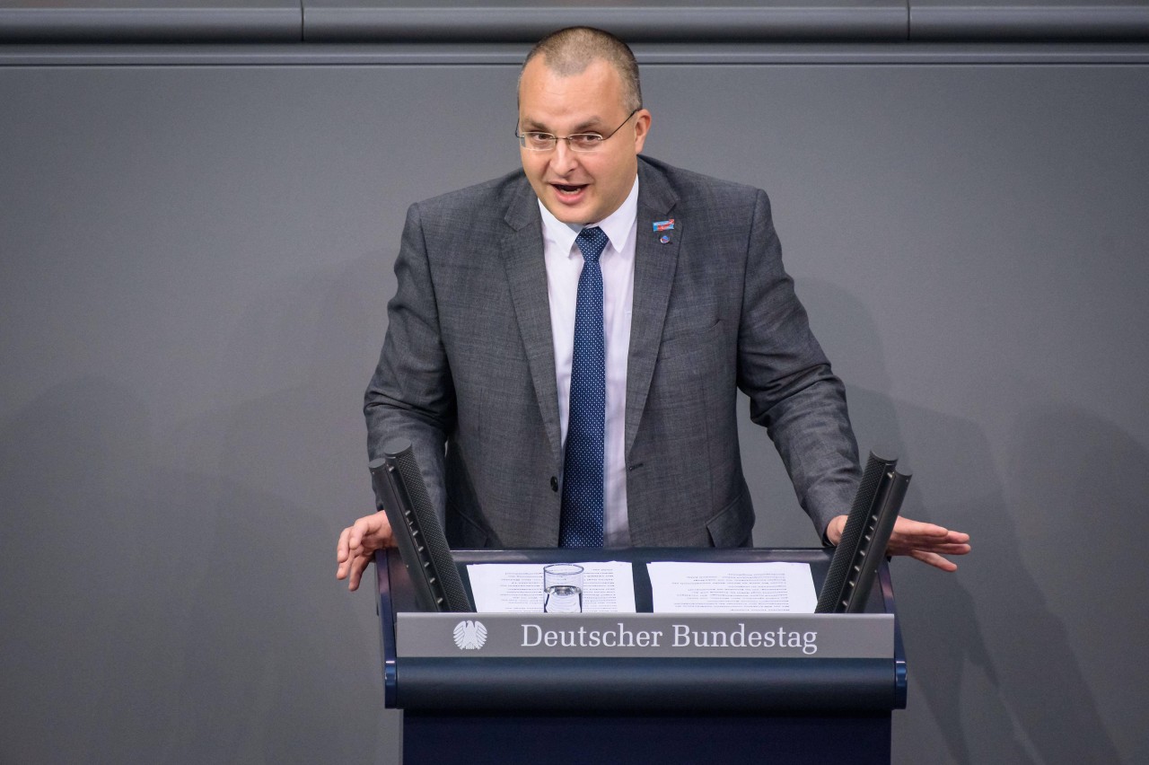 Gegen ihn hat Tankred Schipanski (CDU) sein Mandat verloren. AfD-Mann Marcus Bühl. (Archivbild)