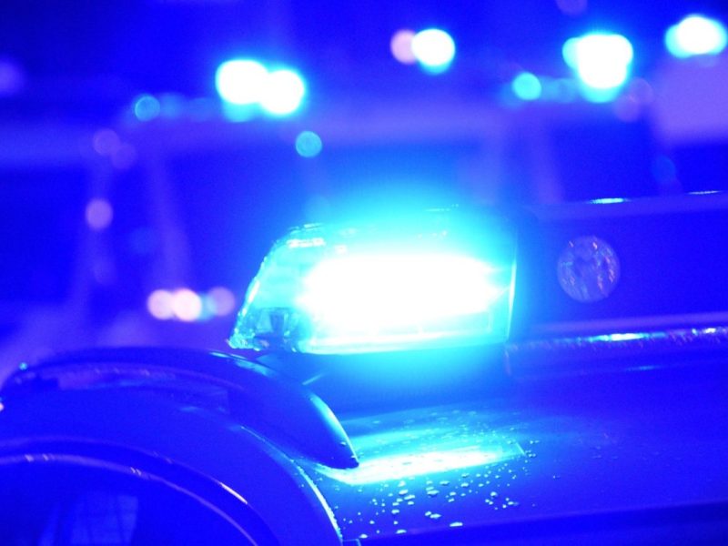 polizei blaulicht nacht nachts