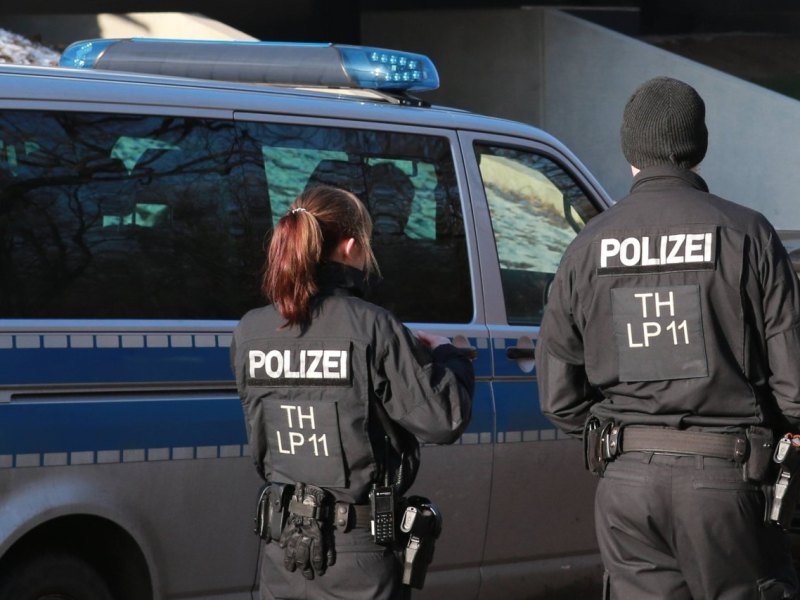 polizei polizisten erfurt thüringen