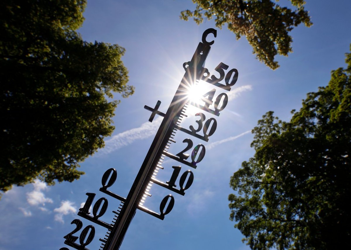 Thermometer Frühling Thüringen