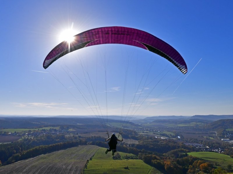 Thüringen Gleitschirmflieger