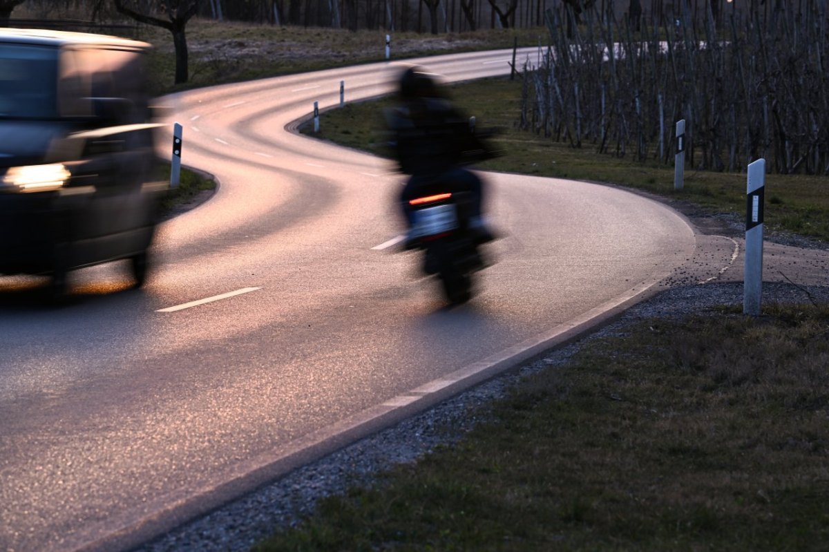 Saalfeld Motorradfahrer