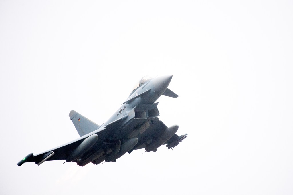 Eurofighter-Flugzeug der Bundeswehr