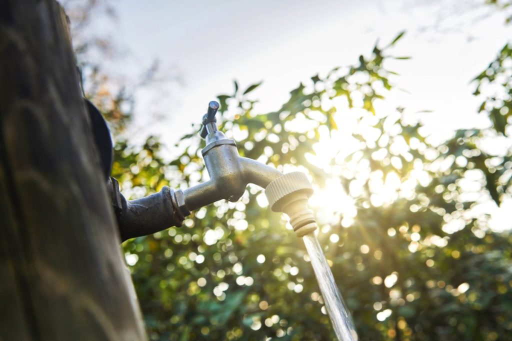 Wasserhahn Garten