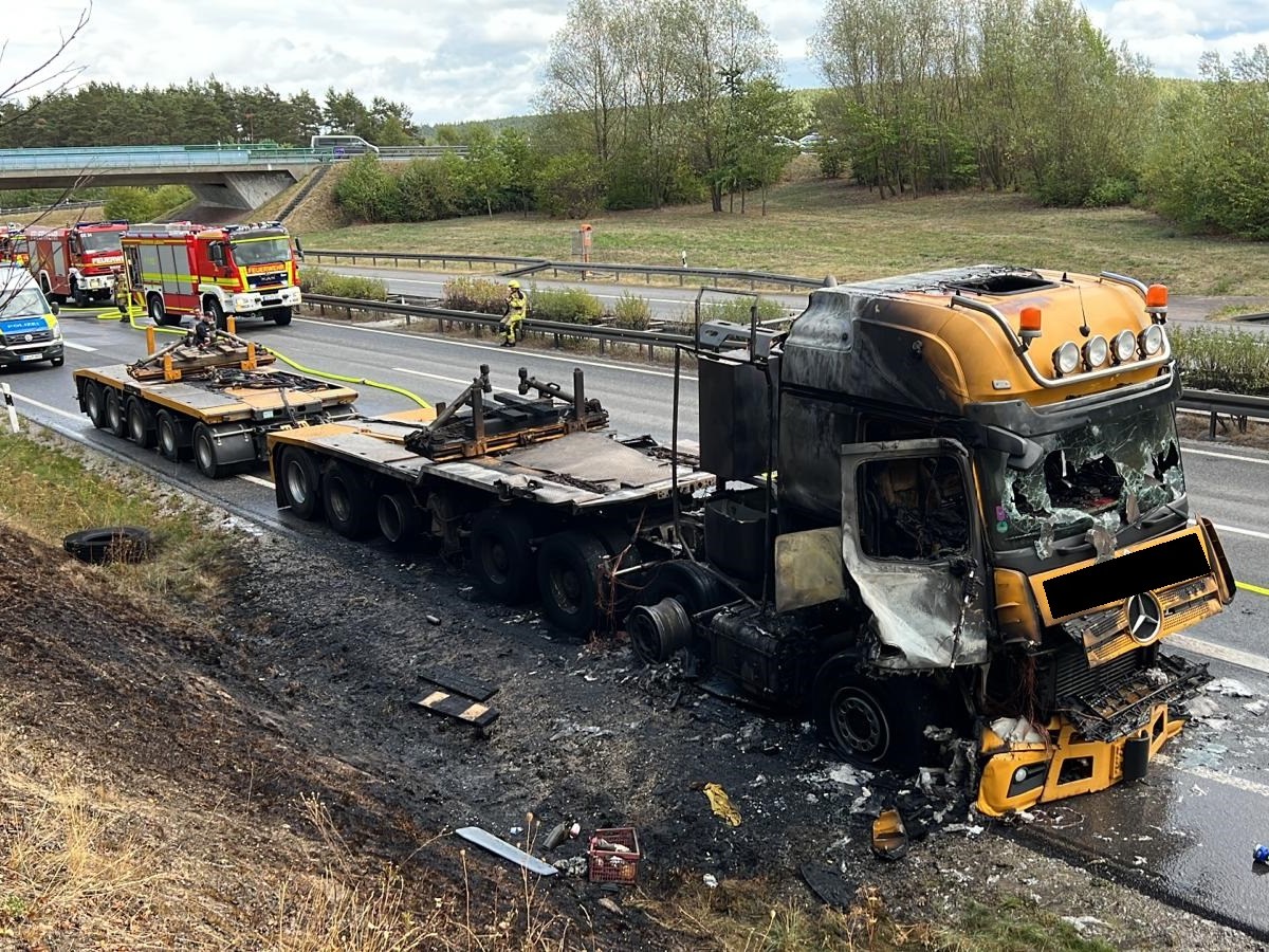 a71 thüringen lkw