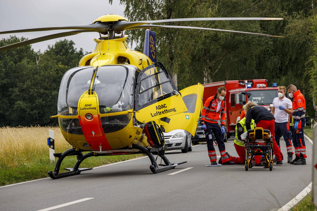 Rettungshubschrauber-Einsatz in Thüringen