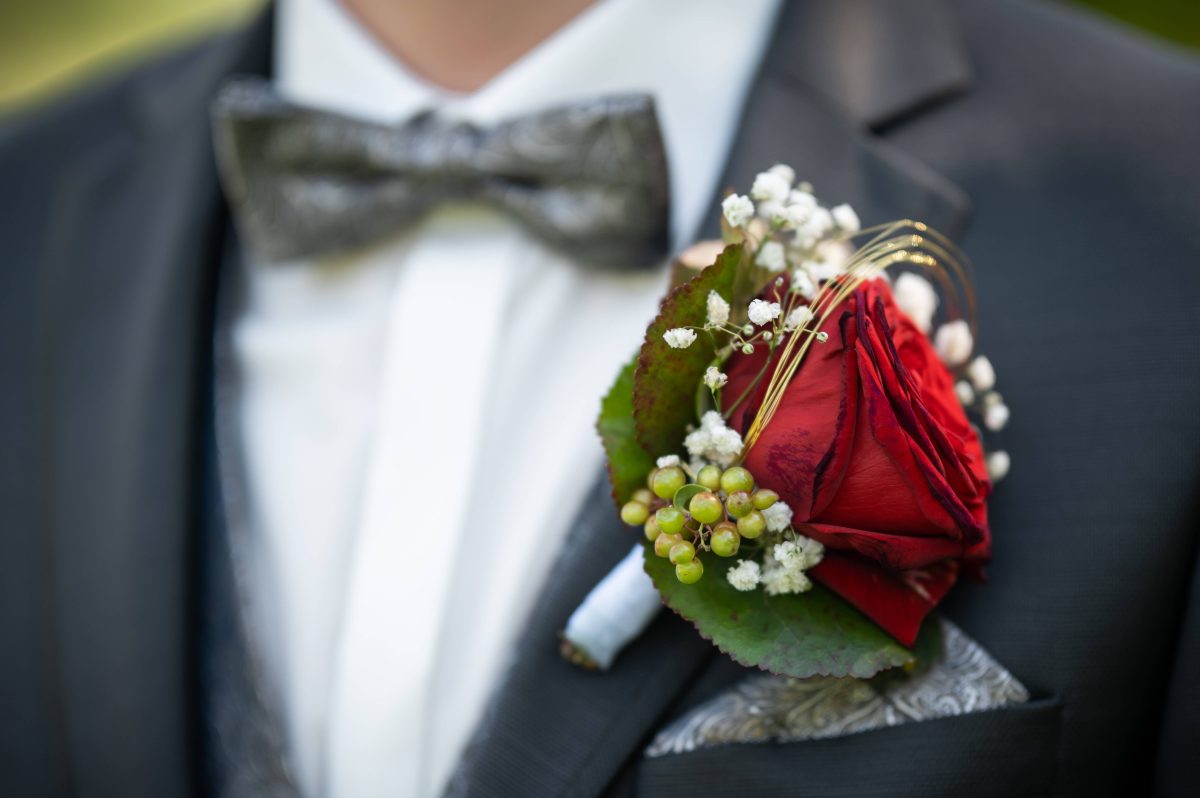 Hochzeit Bräutigam Ansteckrose