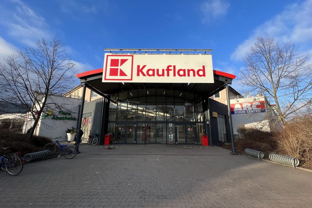 Diese Kaufland-Filiale in Sondershausen in Thüringen war am Donnerstag Schauplatz eines Überfalls.