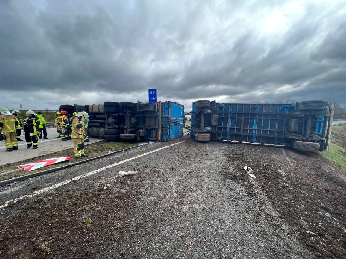 Heftiger Unfall auf der A38 in ThÃ¼ringen!