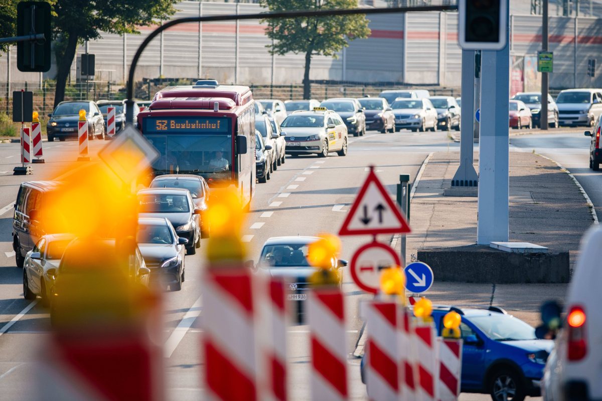 baustelle in Erfurt