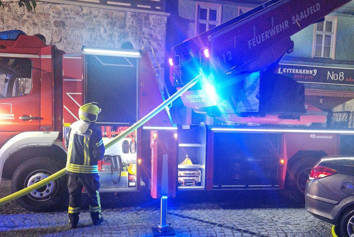 Für die Einsatzkräfte der Feuerwehr war die Nacht schnell vorbei.