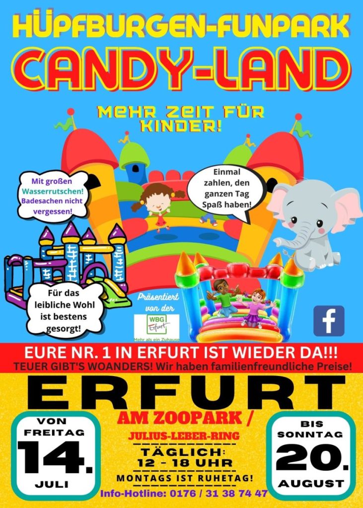 Mit diesem Plakat werben die Betreiber aktuell für ihren Park.