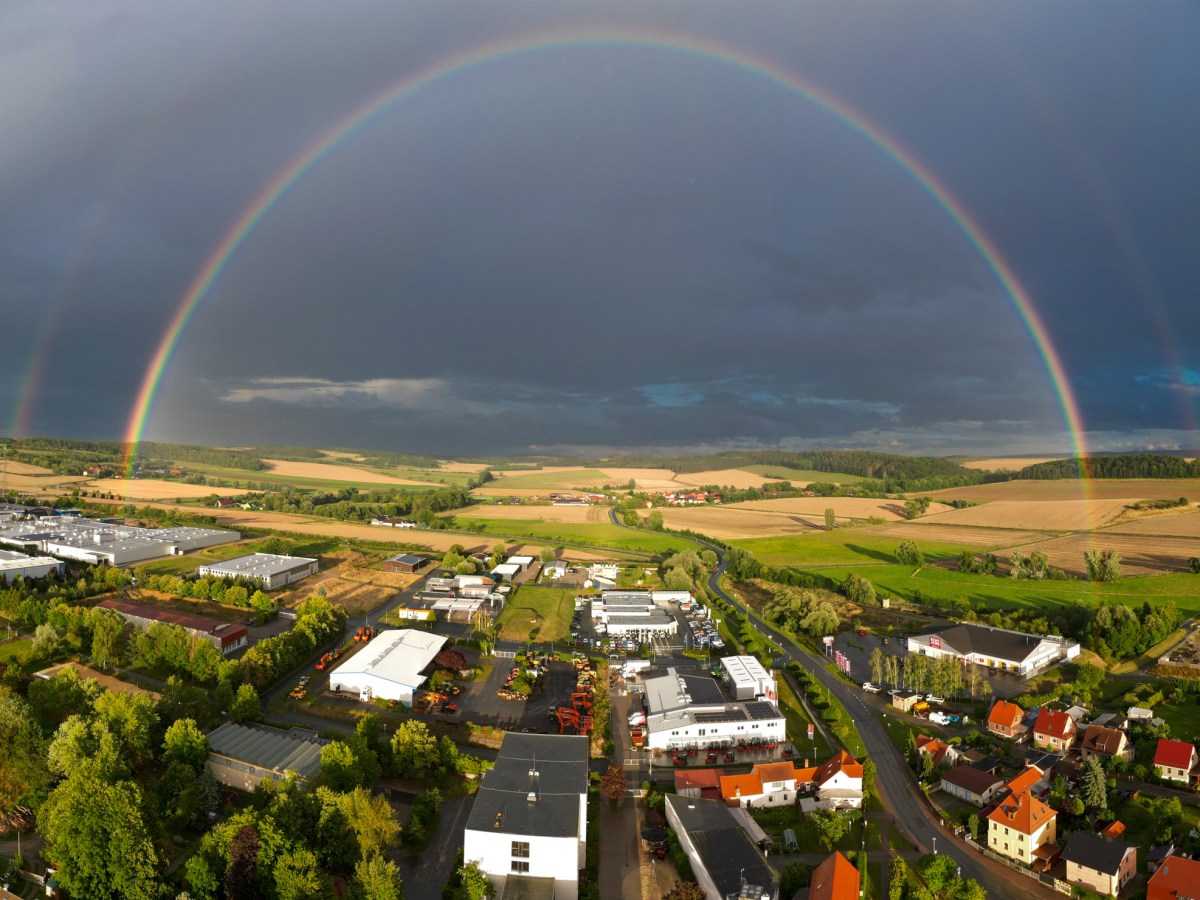 Wechselhaftes Wetter mit beeindruckendem Farbspiel in ThÃ¼ringen!