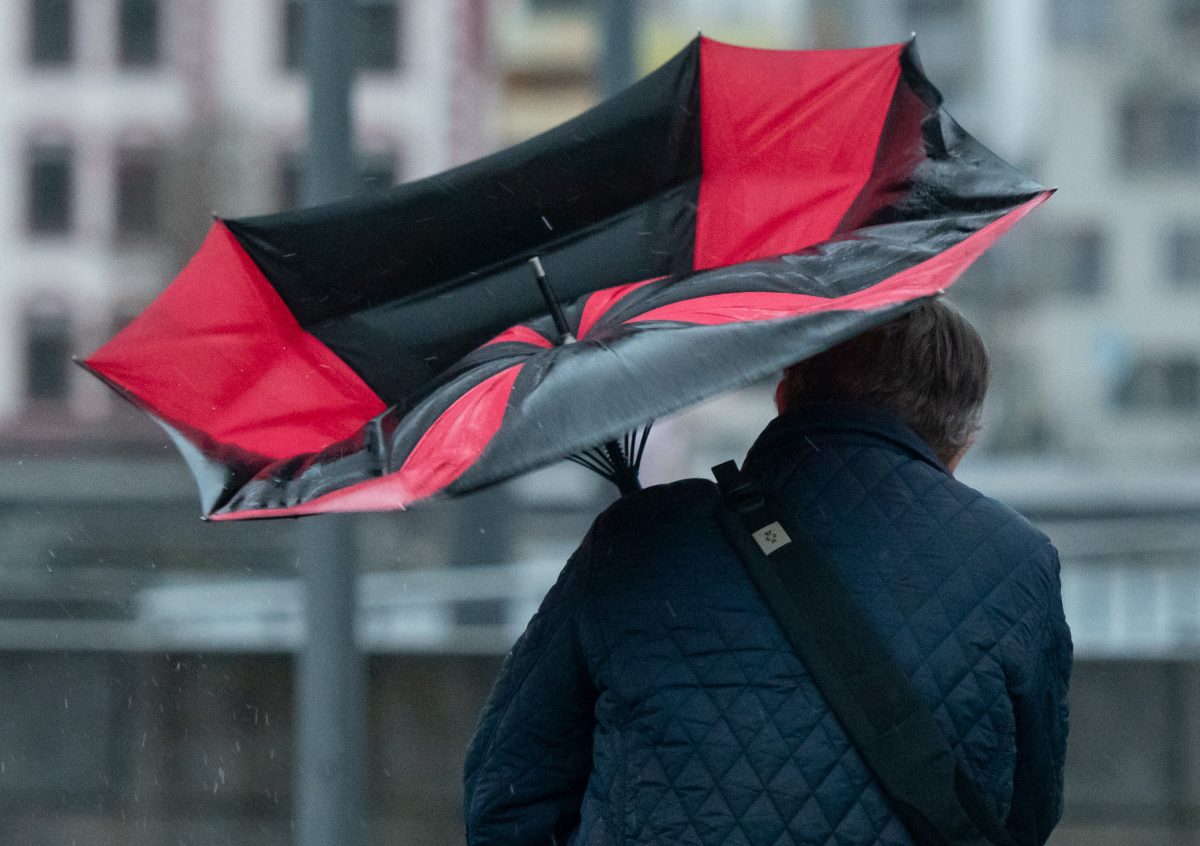 Orkan Emir schlägt auch in Thueringen seine Wellen. Sturmböen fegen übers Land hinweg uns sorgen für Aufruhr. (Symbolbild)