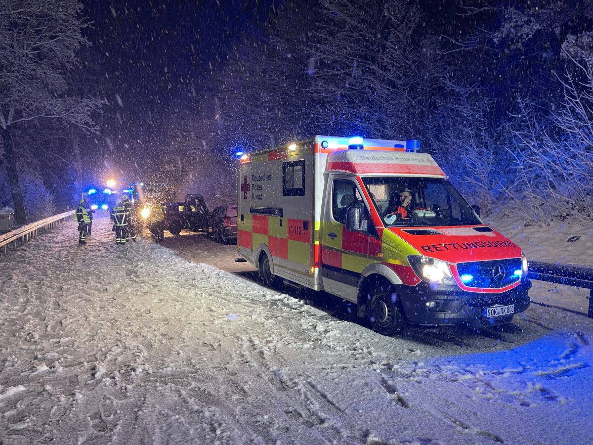 Wetter in Thüringen Schneechaos