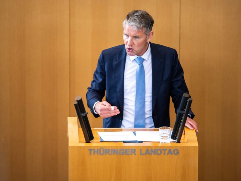 Die AfD könnte in Thüringen ein neues Rekordergebnis einfahren. Doch der Rückhalt für Björn Höcke bröckelt.