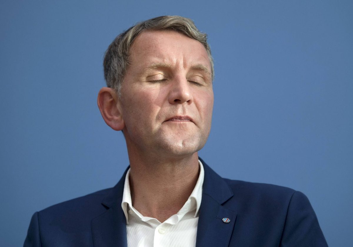 Müde vor der Thüringen-Wahl: Björn Höcke.