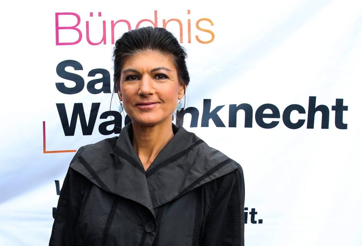 Wagenknecht und ihre Partei vor der Sachsen-Wahl.