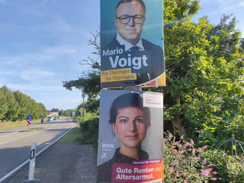 Thüringen-Wahl: Voigt teilt gegen BSW aus – „Ferngesteuert von Lafontaine und Wagenknecht“