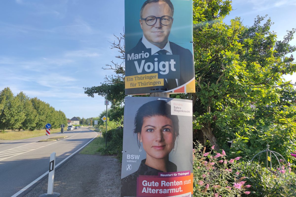 Mario Voigt und Sahra Wagenknecht